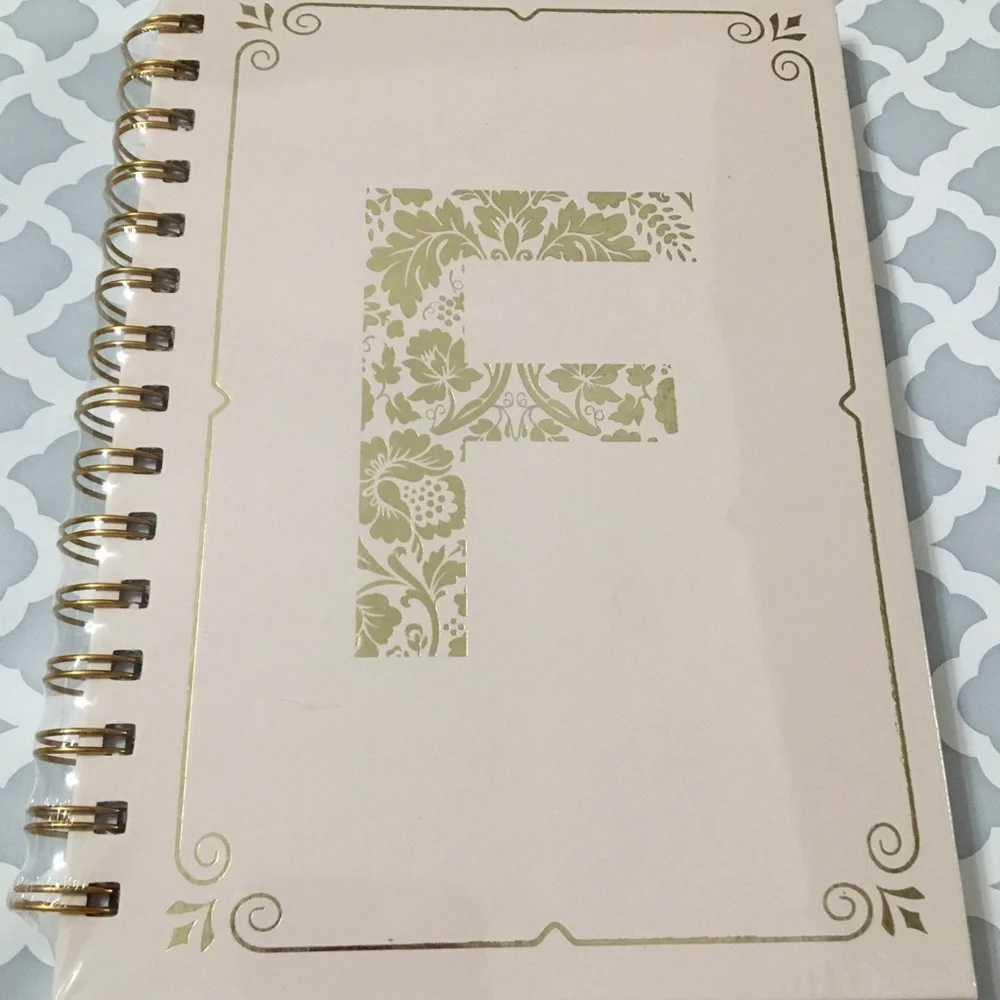 Monogram F stationery set